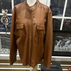 Chico’s leather jacket, size 3/XL